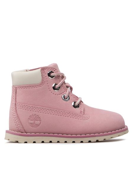 Timberland Trapery Pokey Pine TB0A27EGV201 Różowy. Czerwone kozaki dziewczęce Timberland, bez wzorów, z nubiku, bez obcasa. Za 289.99 zł.