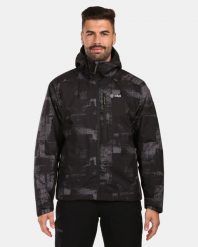 Męska kurtka narciarska Kilpi TAMPA-M. Czarne kurtki męskie Kilpi, l, bez wzorów, z materiału, eleganckie, z kapturem. Za 422.05 zł.