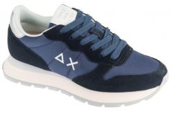 Buty sportowe Sneakersy damskie, Ally Gold Silver. Czarne buty sportowe na co dzień damskie SUN68, bez wzorów, z materiału, trekkingowe. Za 429.99 zł.