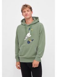 Derbe Bluza w kolorze zielonym rozmiar: 3XL. Zielone bluzy z kapturem męskie Derbe, xl, z bawełny. Za 202.50 zł.
