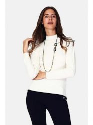 William de Faye Golf w kolorze białym rozmiar: 36. Białe golfy damskie William De Faye, bez wzorów, z kaszmiru, bez ramiączek. Za 96.14 zł.