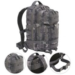 Plecak Taktyczny Brandit US Cooper 25L Grey Camo. Brązowe plecaki męskie Brandit, bez wzorów. Za 266.50 zł.