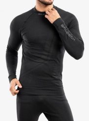 Bluza termoaktywna męska Brubeck Thermo Wool by Pustelnik. Szare bluzy bez kaptura męskie Brubeck, m, z dzianiny. Za 268.39 zł.