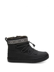 TOMS Botki w kolorze czarnym rozmiar: 34. Czarne botki damskie Toms, z materiału, bez obcasa, bez zapięcia. Za 200.89 zł.