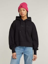 G-Star Bluza w kolorze czarnym rozmiar: XL. Czarne bluzy z kapturem damskie G-Star, xl, z bawełny. Za 202.03 zł.