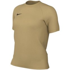 Koszulka damska Nike Dri-Fit Park VIII. Czarne t-shirty damskie Nike, bez wzorów, z materiału, bez kołnierzyka. Za 66.99 zł.