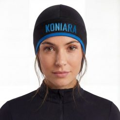 Czapka jeździecka pod kask GALOP WEAR Koniara. Czarne czapki męskie GALOP WEAR, z aplikacjami, z dzianiny. Za 139.00 zł.