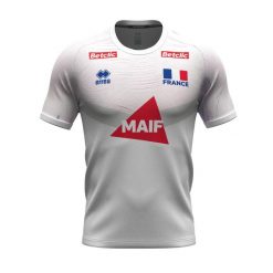 Koszulka treningowa Francja 2026/27. Białe t-shirty sportowe męskie ERREA, l, ze skóry, bez ramiączek, na fitness i siłownię. Za 245.50 zł.