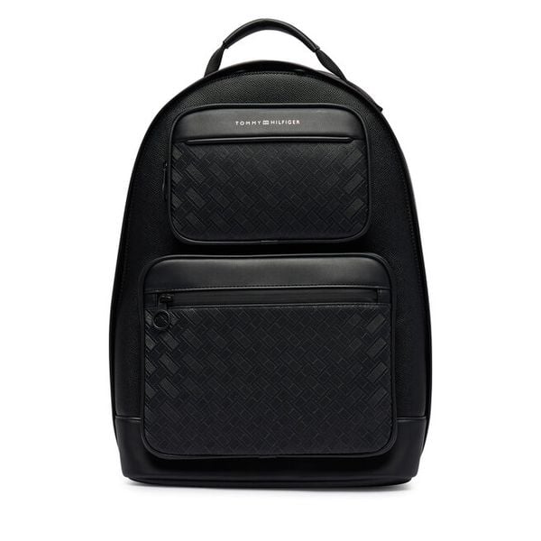 Plecak Tommy Hilfiger. Czarne plecaki męskie Tommy Hilfiger, bez wzorów. Za 749.99 zł.