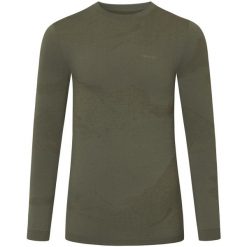 Bielizna męska VIKING Gasher Merino Man Longsleeve khaki. Zielona bielizna termoaktywna męska MERINO TECH, m, bez wzorów, z materiału. Za 259.90 zł.