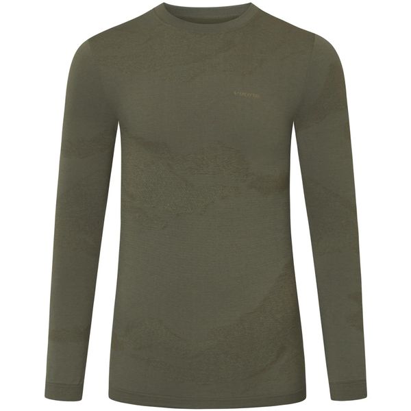 Bielizna męska VIKING Gasher Merino Man Longsleeve khaki. Zielona bielizna termoaktywna męska MERINO TECH, m, bez wzorów, z materiału. Za 259.90 zł.