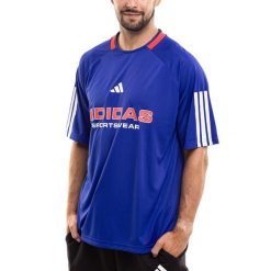 Koszulka Mężczyzna adidas T-shirt Bluzka Sportowa Treningowa Wygodna roz. XXL. Niebieskie t-shirty męskie Adidas, m, bez wzorów, z materiału, bez kołnierzyka. Za 119.00 zł.