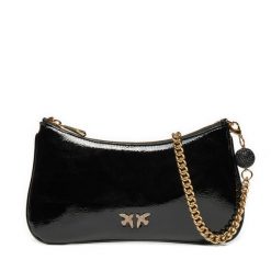 Torebka PINKO. Czarne torebki klasyczne damskie Pinko, bez wzorów, bez dodatków. Za 1,079.00 zł.