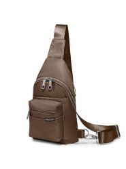 Puccini Plecak "Active" w kolorze jasnobrązowym - 18 x 30 x 6 cm rozmiar: onesize. Brązowe plecaki damskie Puccini, bez wzorów, z materiału. Za 109.00 zł.