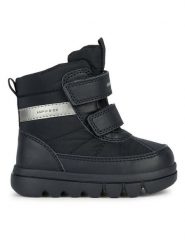 Geox Śniegowce B Willaboom Boy B Ab B365BG 0FU54 C9999 M Czarny. Czarne buty zimowe chłopięce Geox, z materiału, bez zapięcia. Za 329.99 zł.