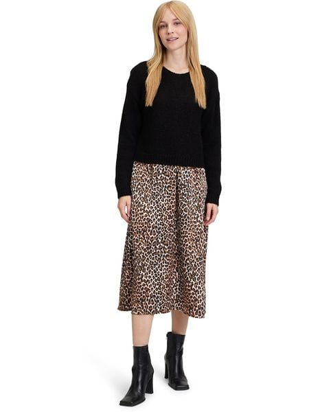 Vera Mont Sukienka w kolorze czarno-jasnobrązowym rozmiar: 40. Brązowe sukienki damskie Vera Mont, bez wzorów, bez kołnierzyka, bez ramiączek, midi. Za 148.26 zł.