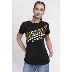 Koszulka damska Lonsdale Lanrick. Czarne bluzki sportowe damskie Lonsdale, bez wzorów, bez ramiączek. Za 184.00 zł.