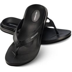 Klapki basenowe damskie Aqua Speed Solea. Czarne klapki damskie Aqua-Speed, bez wzorów, bez obcasa. Za 49.99 zł.