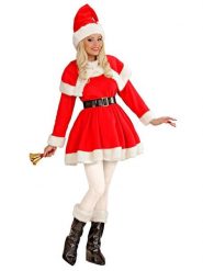 Widmann 5-częściowy kostium "Luxus Miss Santa" w kolorze czerwono-białym rozmiar: S. Czerwone stroje jednoczęściowe damskie Widmann, s, bez wzorów. Za 217.53 zł.