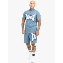 Zestaw koszulka i spodenki Tapout Dunlab. Białe szorty męskie TAPOUT, z bawełny, bez kołnierzyka. Za 243.50 zł.