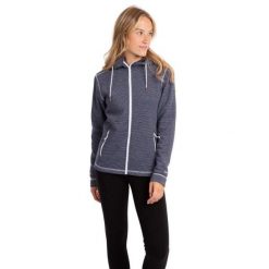 Bluza Polarowa Damska Rootless Stripe Marl AT200. Niebieskie bluzy z kapturem damskie Trespass, na zimę, m, z materiału. Za 195.99 zł.