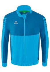 Kurtka prezentacyjna Erima Six Wings. Fioletowe kurtki treningowe męskie Erima, xl, bez wzorów, z materiału, na fitness i siłownię. Za 255.00 zł.