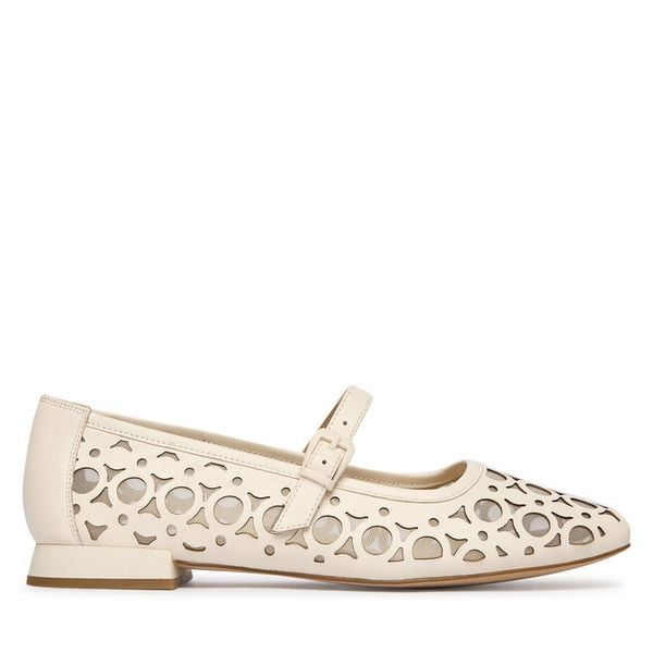 Baleriny Caprice. Brązowe baleriny damskie Caprice, bez wzorów, bez obcasa. Za 399.99 zł.