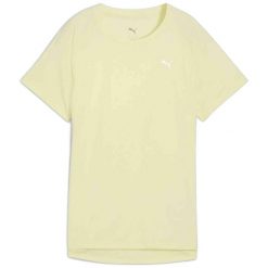 Koszulka do biegania damska PUMA Run Velocity Tee Poly. Żółte bluzki sportowe damskie Puma, m, z materiału, bez kołnierzyka, bez ramiączek. Za 94.99 zł.