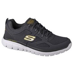 Buty sportowe Sneakersy męskie, Skechers Burns Agoura. Niebieskie buty sportowe na co dzień męskie Skechers, z materiału, bez zapięcia, trekkingowe. Za 199.99 zł.
