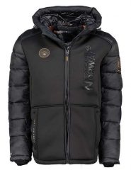 Geographical Norway Kurtka pikowana "Bafare" w kolorze czarnym rozmiar: S. Czarne kurtki męskie Geographical Norway, s, bez wzorów, bez kaptura. Za 206.42 zł.