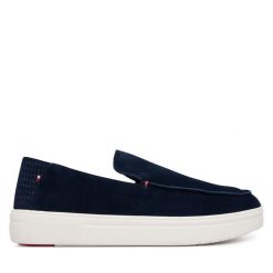 Lordsy Tommy Hilfiger. Niebieskie mokasyny męskie Tommy Hilfiger. Za 529.99 zł.