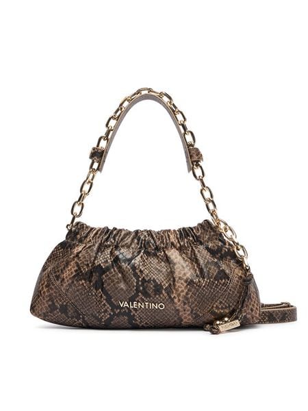 Valentino Torebka Lumira VBSA6F08PIT Brązowy. Brązowe torebki klasyczne damskie Valentino, bez wzorów, bez dodatków. Za 609.99 zł.