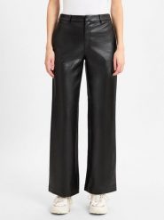Calvin Klein Jeans spodnie z imitacji skóry Kobiety czarny, 25. Czarne spodnie materiałowe damskie Calvin Klein Jeans, bez wzorów, z jeansu. Za 429.95 zł.