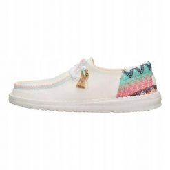 HeyDude Damskie Mokasyny Wendy Funk Beach Woven. Białe mokasyny damskie Hey dude, z materiału. Za 259.00 zł.