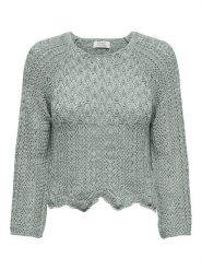 ONLY Sweter w kolorze beżowym rozmiar: S. Brązowe swetry klasyczne damskie Only, s, ze splotem, bez kołnierzyka. Za 96.83 zł.