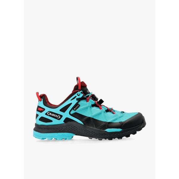 Buty turystyczne męskie AKU Rocket Dfs GTX. Niebieskie buty trekkingowe męskie Aku, z materiału, bez zapięcia, trekkingowe. Za 702.99 zł.