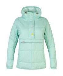Kurtka puchowa z kapturem 1/4 zip damska Hannah Sugar. Niebieskie kurtki damskie Hannah, s, bez wzorów, z materiału, z kapturem. Za 845.20 zł.