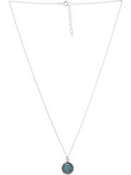 AMAZONIA Srebrny naszyjnik "Kuchnil" z zawieszką - dł. 42 cm rozmiar: onesize. Szare naszyjniki damskie AMAZONIA, srebrne. Za 144.58 zł.