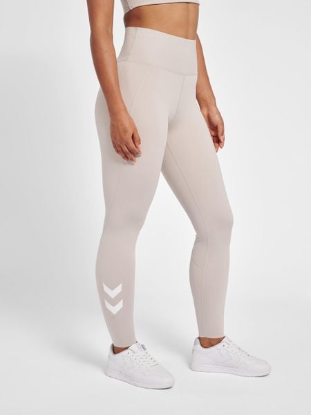 Damskie wysokie legginsy Hummel MT Grace. Brązowe legginsy damskie HUMMEL, xs, bez wzorów, z elastanu. Za 175.50 zł.