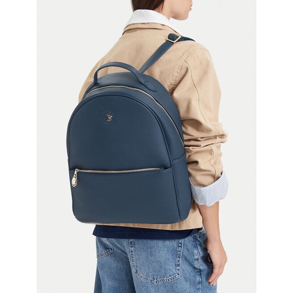 Plecak Beverly Hills Polo Club. Niebieskie plecaki damskie Beverly Hills Polo Club, bez wzorów. Za 249.99 zł.