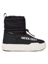 Moon Boot Śniegowce Jr Park Tube Mid Wp 80D3440090 D Czarny. Czarne kozaki dziewczęce Moon Boot, bez wzorów, ze skóry, bez obcasa. Za 759.99 zł.
