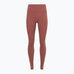 Legginsy damskie Nike One High-Waisted Full Lenght. Czerwone legginsy sportowe damskie Nike, bez wzorów, na fitness i siłownię. Za 209.99 zł.