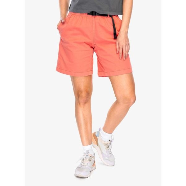 Spodenki turystyczne damskie Gramicci G-Short Pigment Dye. Czerwone szorty damskie Gramicci, bez wzorów, sportowe. Za 214.99 zł.