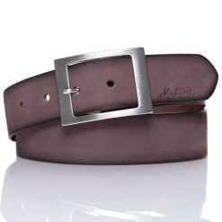 MUSTANG PASEK SKÓRZANY SOPO-MUS056 441 40 mm Ledergürtel. Czerwone paski męskie Mustang, bez wzorów, klasyczne. Za 99.99 zł.