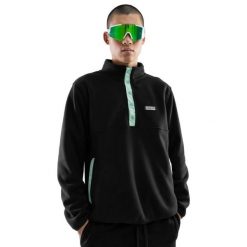 Bluza z grubego polaru męska Stowe. Czarne bluzy bez kaptura męskie SIROKO, m, z polaru. Za 250.00 zł.