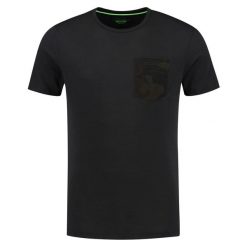 Koszulka Wędkarska T-Shirt Czarna Korda Le Kamo Pocket Tee Black. Czarne t-shirty męskie Korda, s, bez wzorów, bez kołnierzyka. Za 128.99 zł.