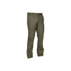 Spodnie myśliwskie Steppe 100. Brązowe spodnie materiałowe męskie SOLOGNAC, z bawełny. Za 49.99 zł.