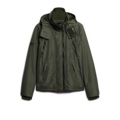 Kurtka wodoodporna Superdry Mountain. Zielone kurtki męskie Superdry., xl, bez wzorów, z bawełny, klasyczne, bez kaptura. Za 508.50 zł.