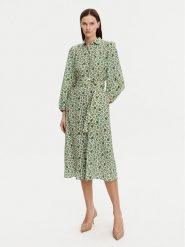 Weekend Max Mara Sukienka koszulowa Wales 2515221122 Zielony Regular Fit. Zielone sukienki damskie Weekend Max Mara, bez wzorów, z jedwabiu, bez kołnierzyka, bez ramiączek, koszulowe. Za 2,639.00 zł.