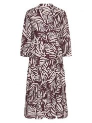 Camel Active Sukienka w kolorze brązowym rozmiar: XS. Brązowe sukienki damskie Camel Active, na co dzień, xs, bez wzorów, z bawełny, bez kołnierzyka, bez ramiączek, midi, proste. Za 217.99 zł.